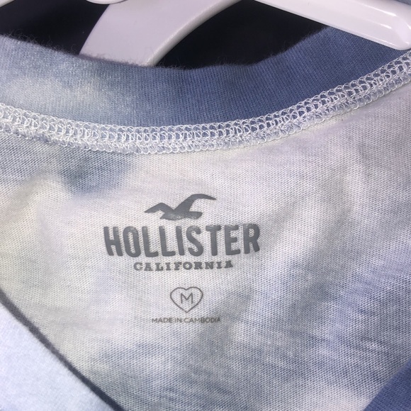 Hollister Blue/White Tyedye Longsleeve - Picture 5 of 5